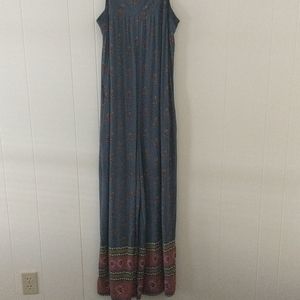 NATURAL LIFE boho wide leg jumpsuit Size small